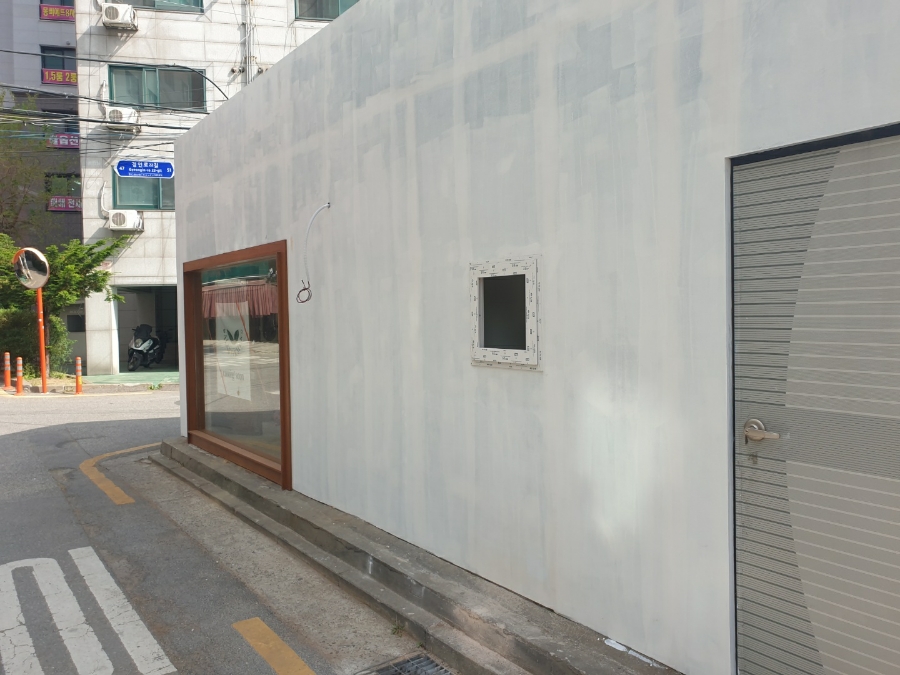 인천 원당동 샐러드바 인테리어 현장 외관