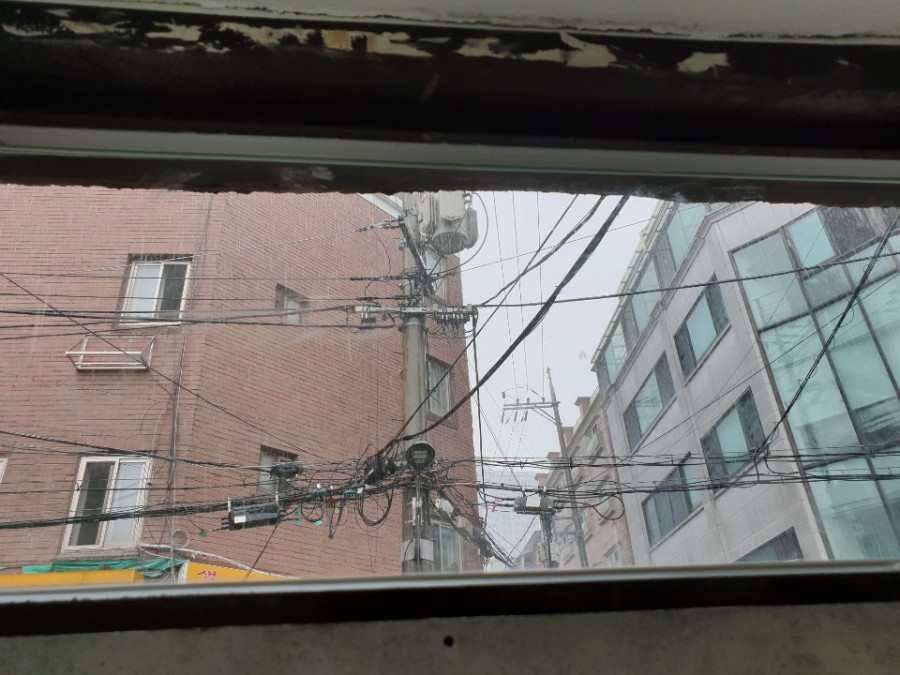 강화도어 열린 상태의 모습