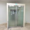 김포 장기동 상가 출입문 고장 – 바닥 공사 후 강화도어 교체 시공 후기 worklog field 1 lkv